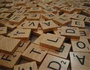 Scrabble letters