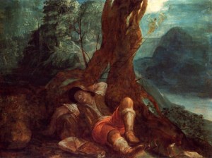 "Jacob's Dream", Adam Elsheimer, 1600