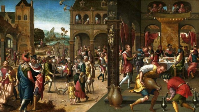 "Parable of the Great Banquet", Brunswick Monogrammist, c. 1525, National Museum in Warsaw, Poland