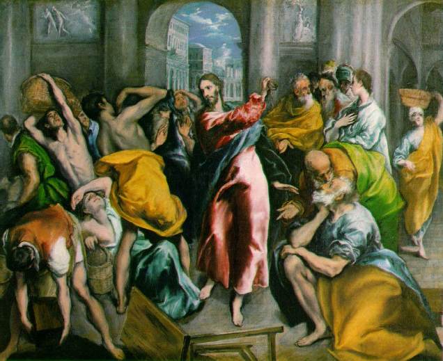 jesus drives out the- money-changers