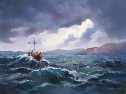 "Storm Before the Calm", Lucy Dickens at www.lucydickensfineart.com